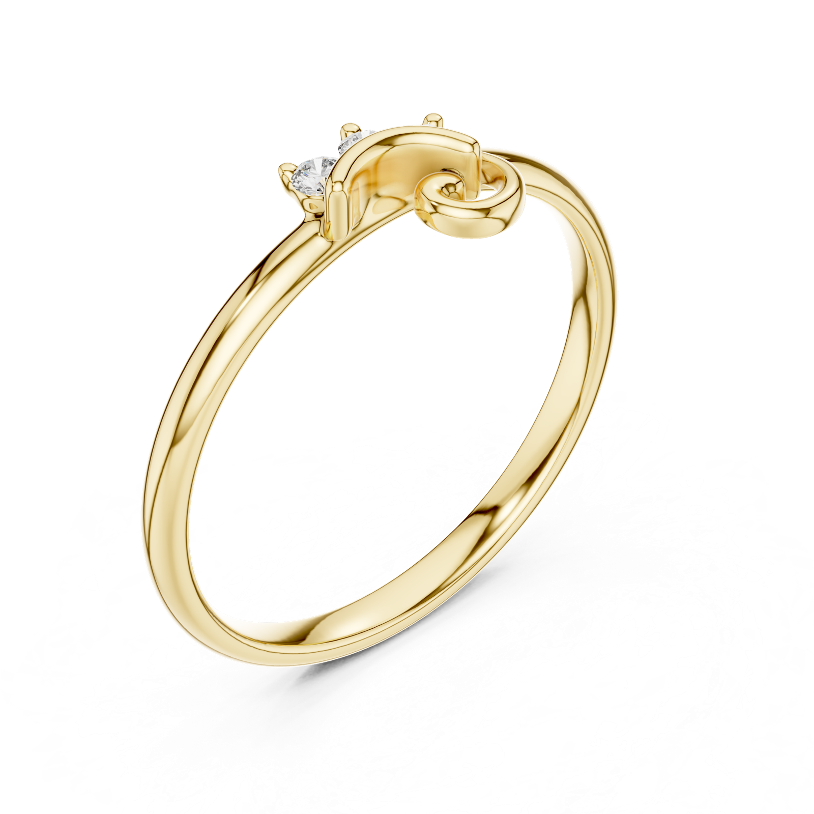 Gold Ring 1 (361), Yellow Gold, view 2