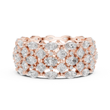 Gold Ring DDLR-240, Rose Gold, view 3
