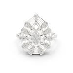 Gold Ring DDLR-822, White Gold