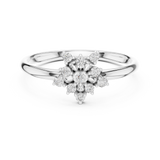 Gold Ring 1 (378), White Gold, view 4