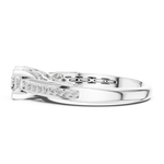 Gold Ring LR-0283, White Gold, view 3
