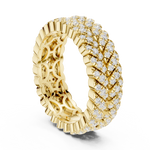 Gold Ring DDLR-315, Yellow Gold, view 1