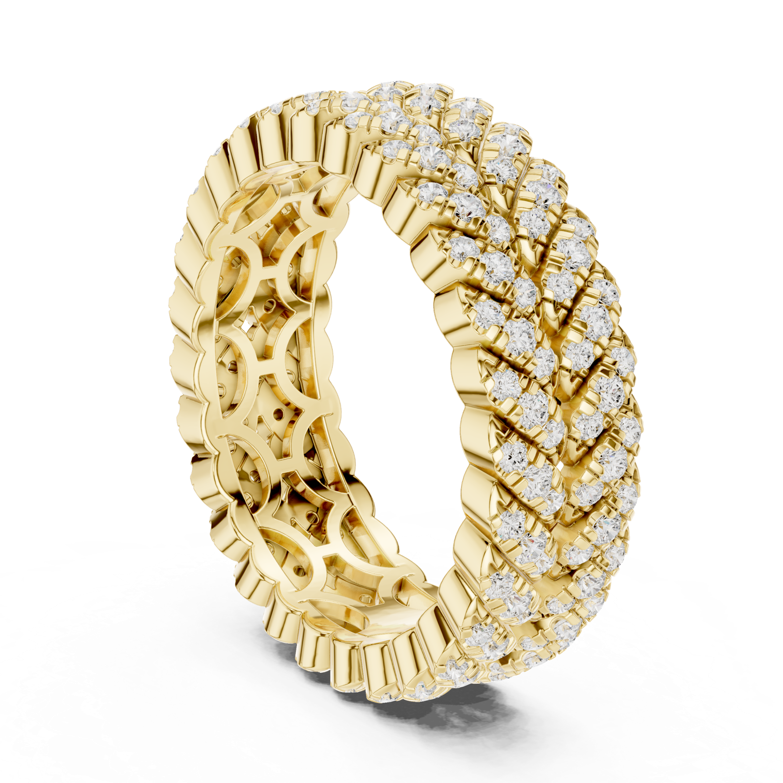Gold Ring DDLR-315, Yellow Gold, view 1