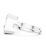 Gold Ring GR01, White Gold, view 3