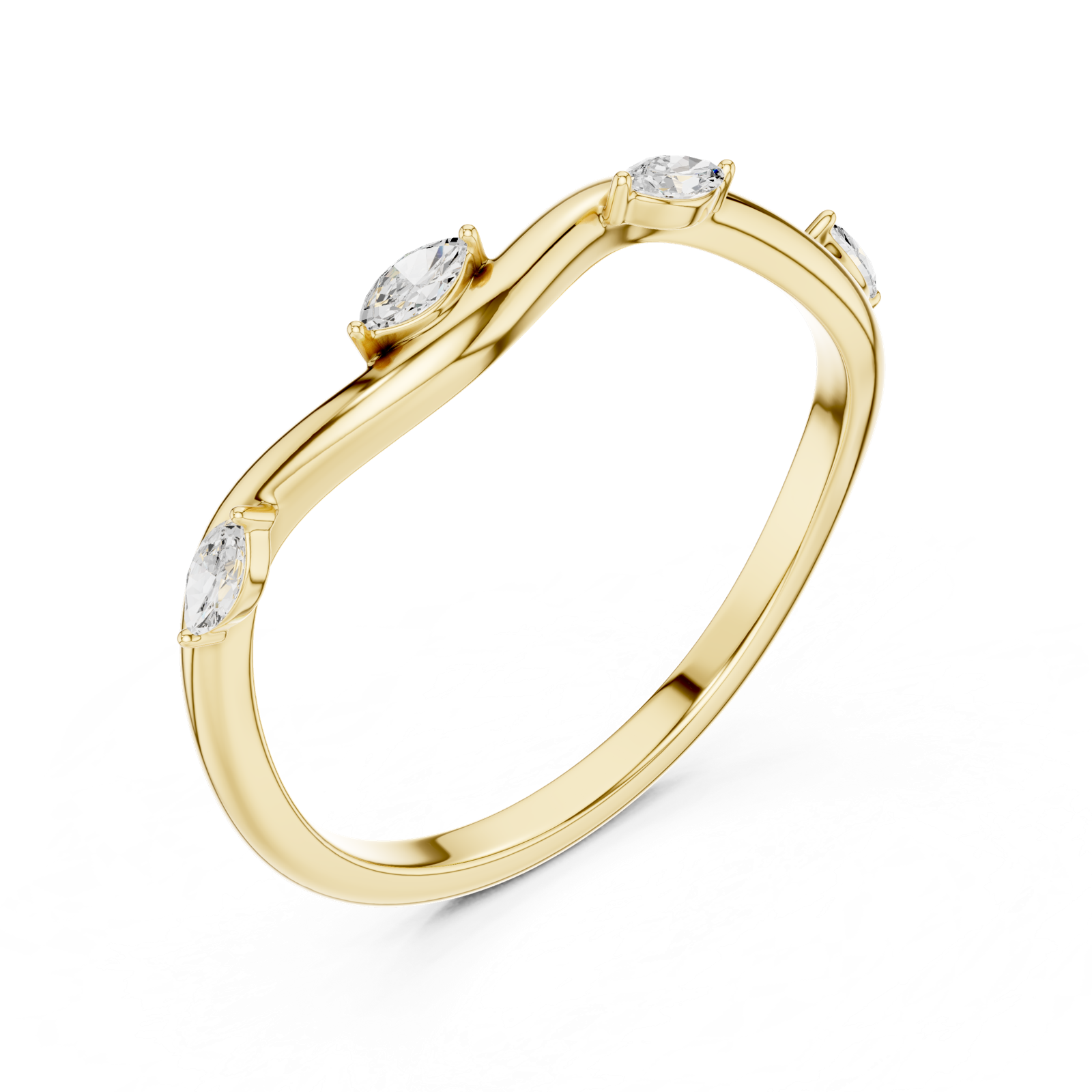 Gold Ring SBWR(3), Yellow Gold, view 2