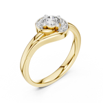 Gold Ring 12-10007@L, Yellow Gold, view 2