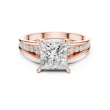Gold Ring DDLR-997, Rose Gold, view 4