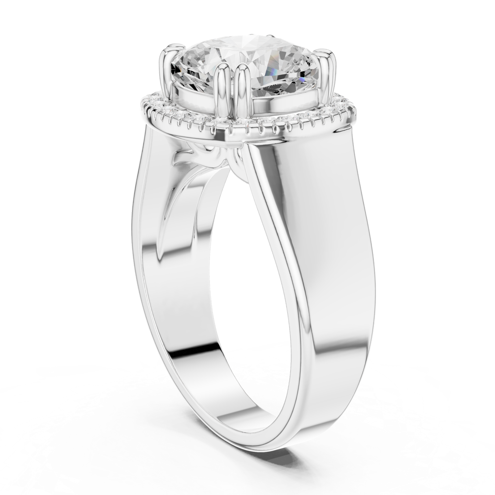 Gold Ring DDLR-362, White Gold
