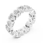 Gold Ring DDLR-218, White Gold, view 2