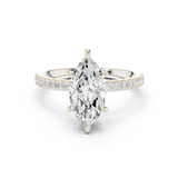 Gold Ring DDLR-256, White Gold