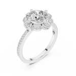 Gold Ring DDLR-363, White Gold, view 2