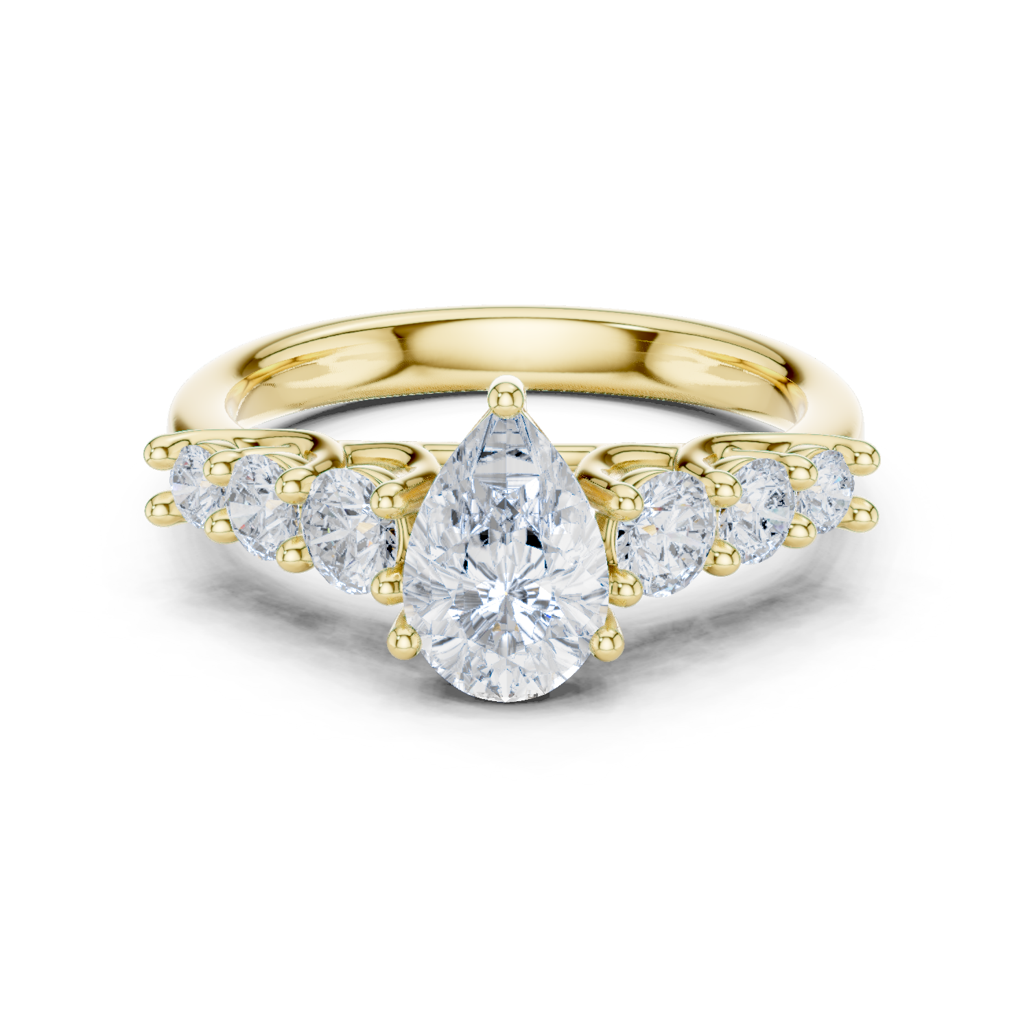 Gold Ring DDLR-705, Yellow Gold