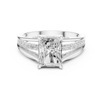 Gold Ring DDLR-998, White Gold, view 4