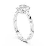 Gold Ring DDLR-844, White Gold, view 1
