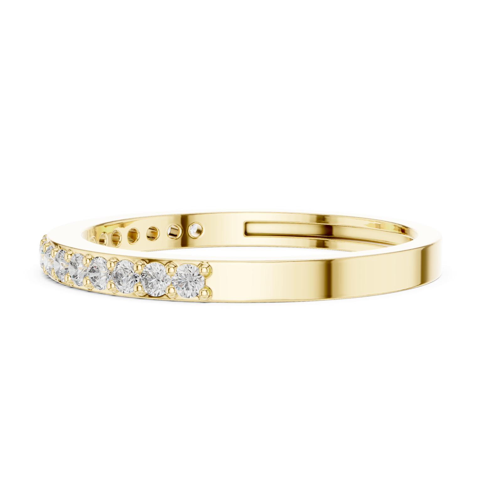 Gold Ring ALR-72, Yellow Gold, view 3