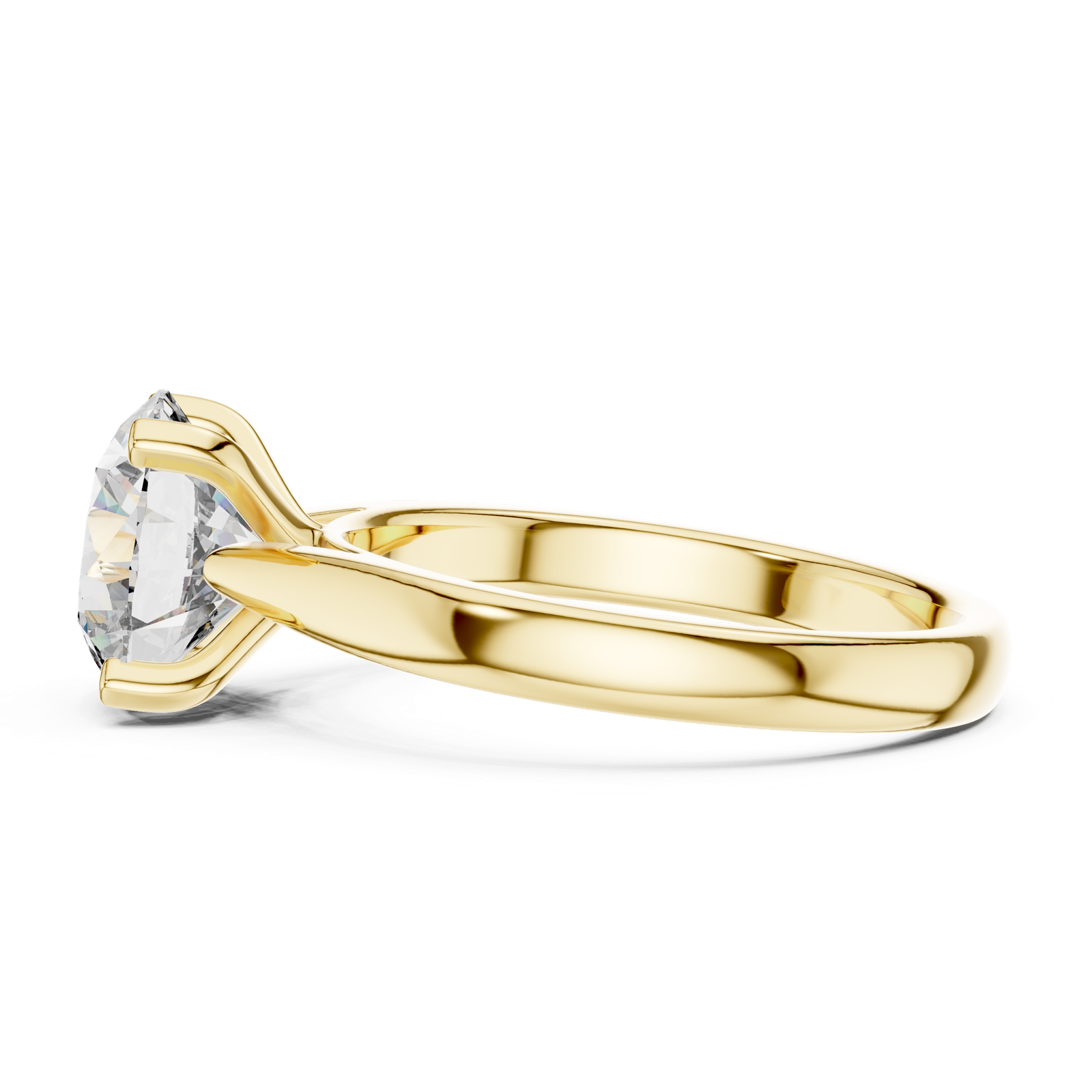 Gold Ring DDLR-068, Yellow Gold, view 3