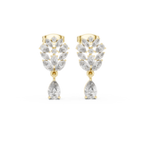 Gold Earrings AGDER-276, Yellow Gold