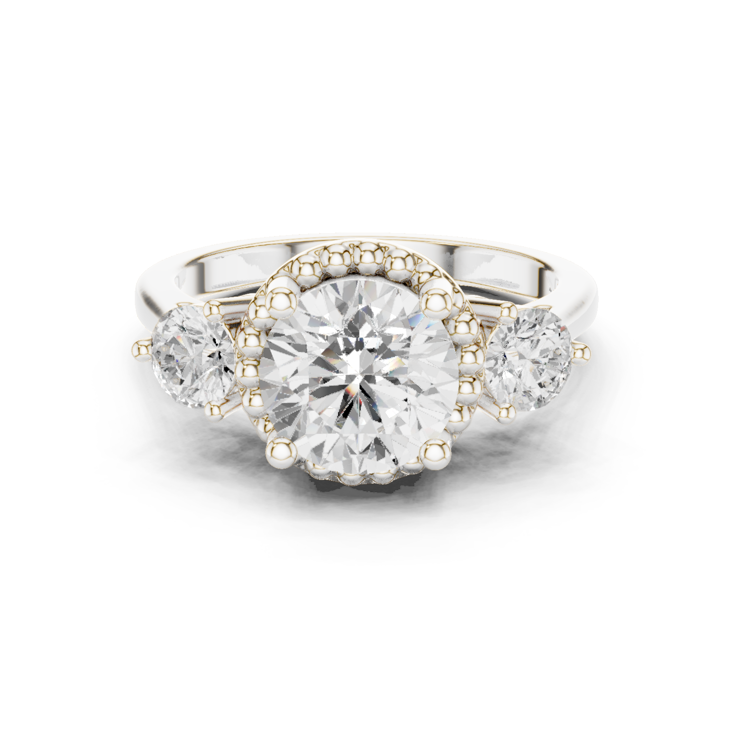 Gold Ring DDLR-276, White Gold