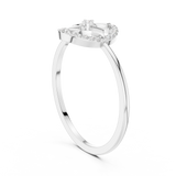 Gold Ring DR-6154, White Gold