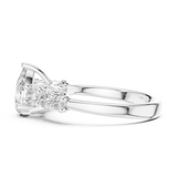 Gold Ring DDLR-705, White Gold, view 3