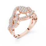 Gold Pendant 9-10062L, Rose Gold, view 2