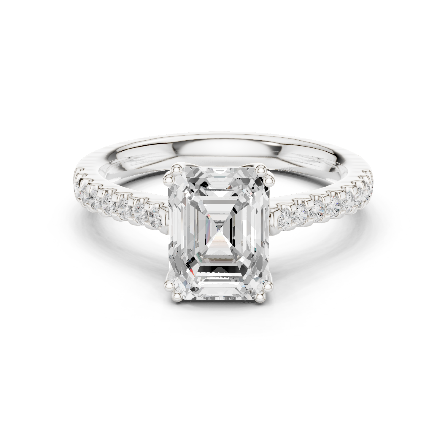 Gold Ring DDLR-744, White Gold