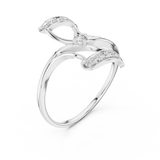 Gold Ring 12-10040@L, White Gold, view 2