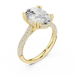 Gold Ring DDLR-956, Yellow Gold, view 2