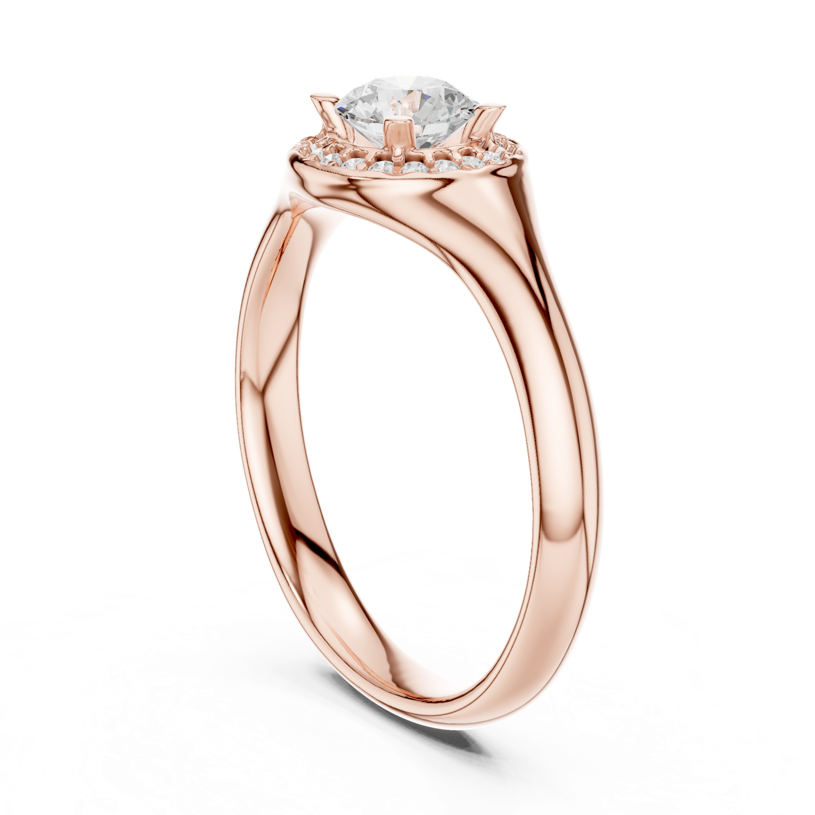 Gold Ring LR-0214, Rose Gold