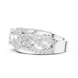 Gold Ring 19-120009L, White Gold, view 3