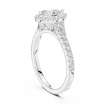 Gold Ring DDLR-911, White Gold, view 1