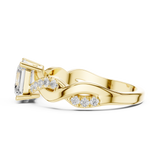 Gold Ring DDLR-1112, Yellow Gold, view 3