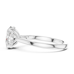 Gold Ring DDLR-986, White Gold, view 3