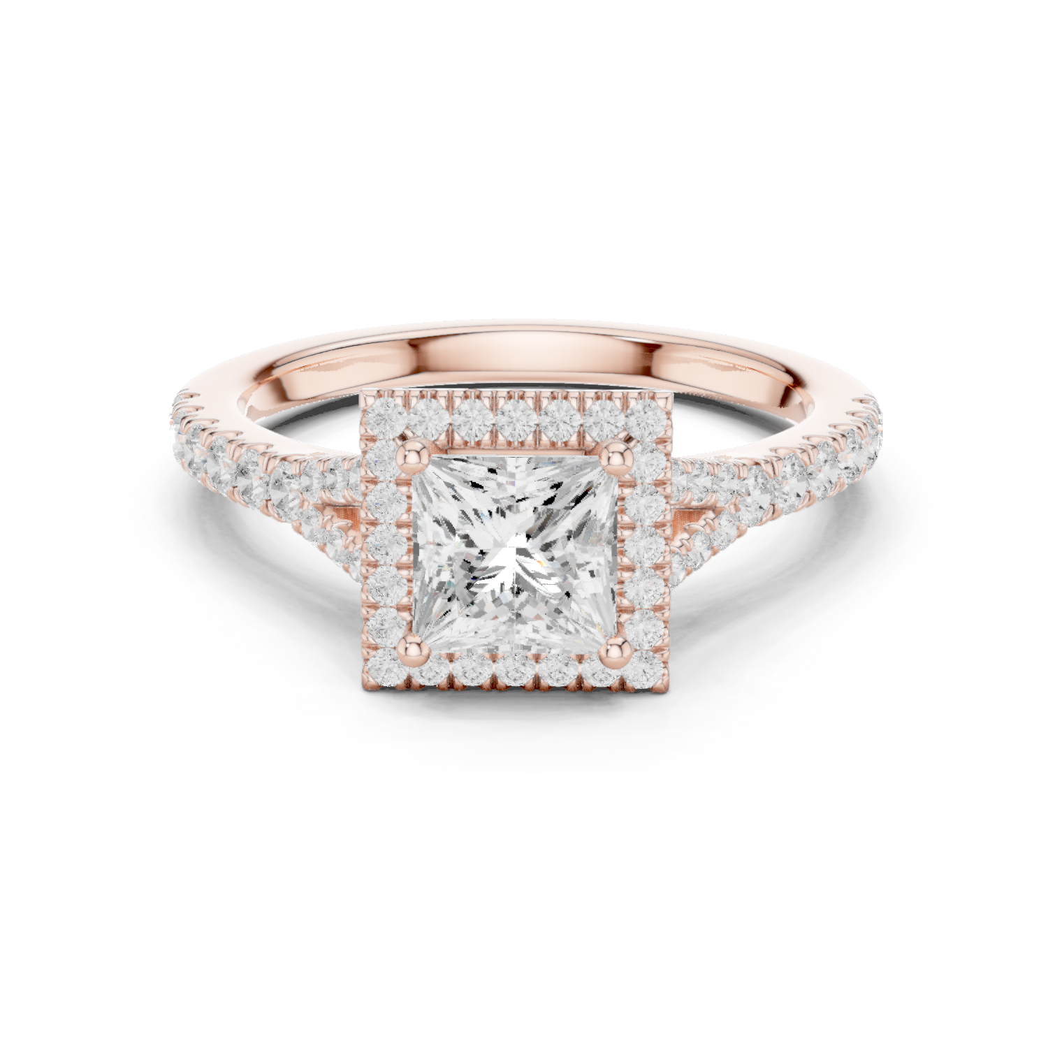 Gold Ring DDLR-912, Rose Gold