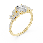 Gold Ring DDLR-1052, Yellow Gold, view 2