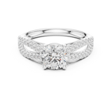 Gold Ring DDLR-636, White Gold, view 4