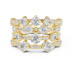 Gold Ring DDLR-866, Yellow Gold, view 4