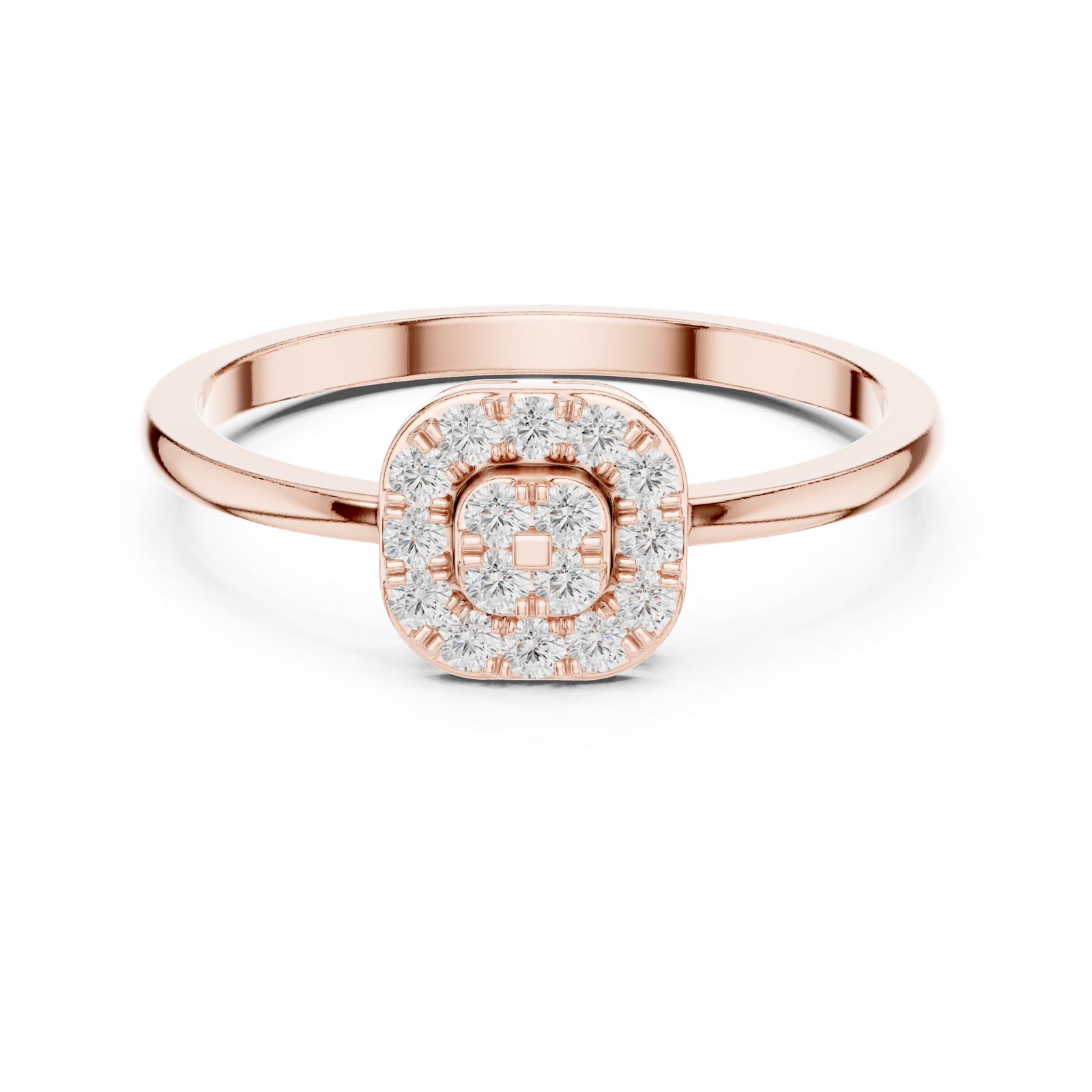 Gold Ring Ledis Ring, Rose Gold, view 4