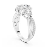 Gold Ring DDLR-416, White Gold