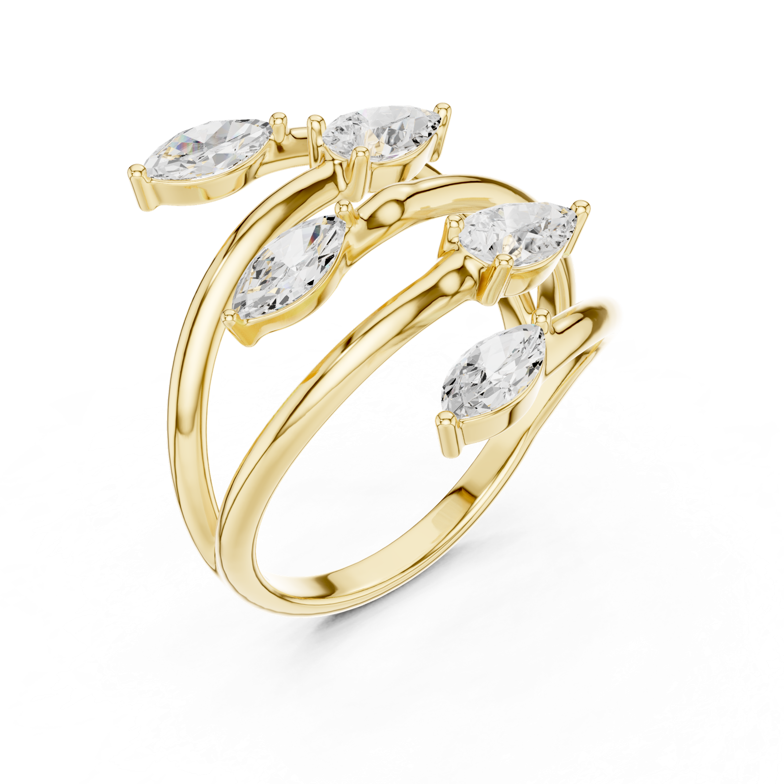 Gold Ring SBWR(28), Yellow Gold, view 2