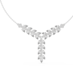 Gold Pendant GNK-0005, White Gold, view 1