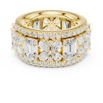 Gold Ring DDLR-305, Yellow Gold, view 4