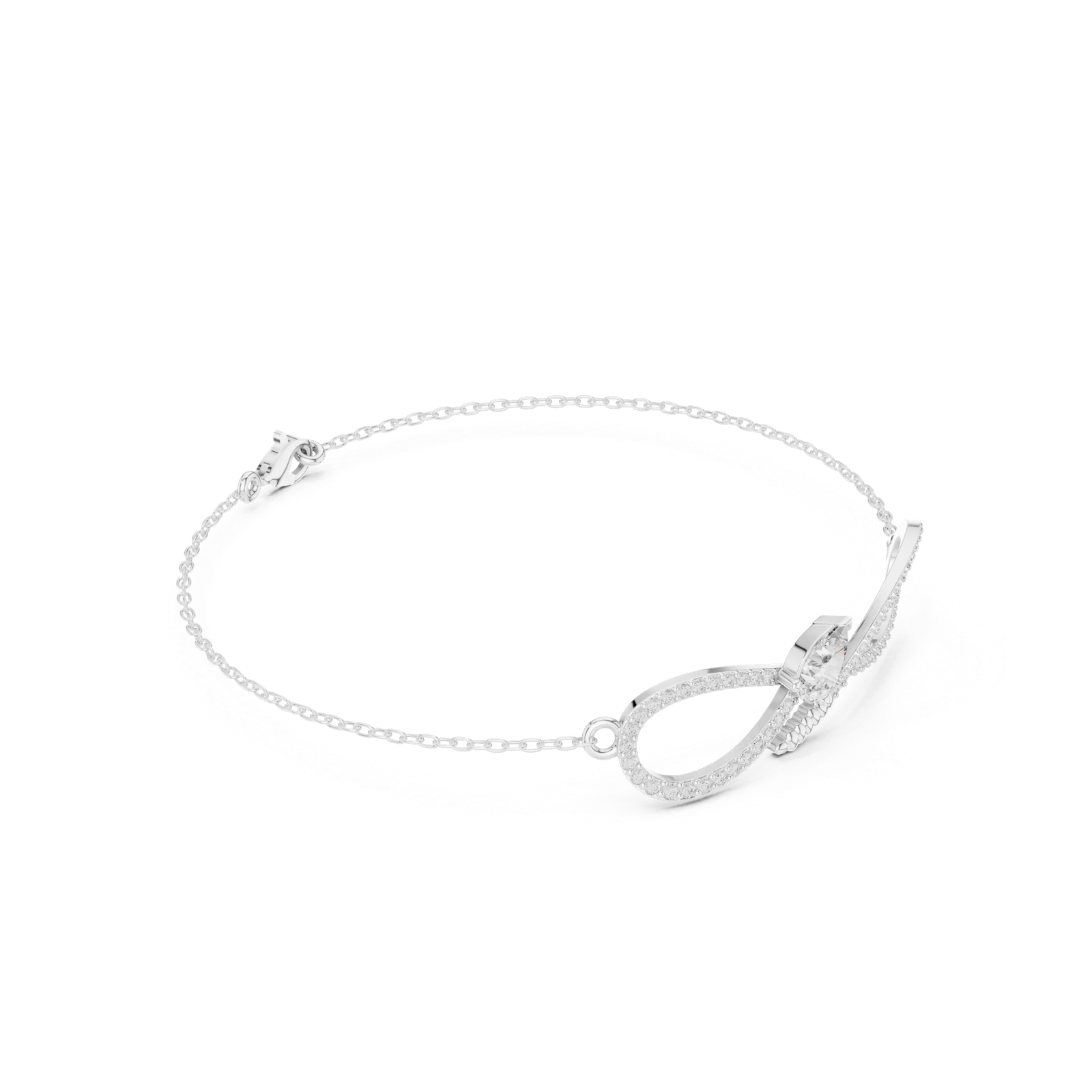 Gold Bracelet SBWB (40), White Gold