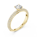 Gold Ring LR-0288, Yellow Gold, view 2