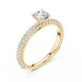 Gold Ring LR-0288, Yellow Gold, view 2