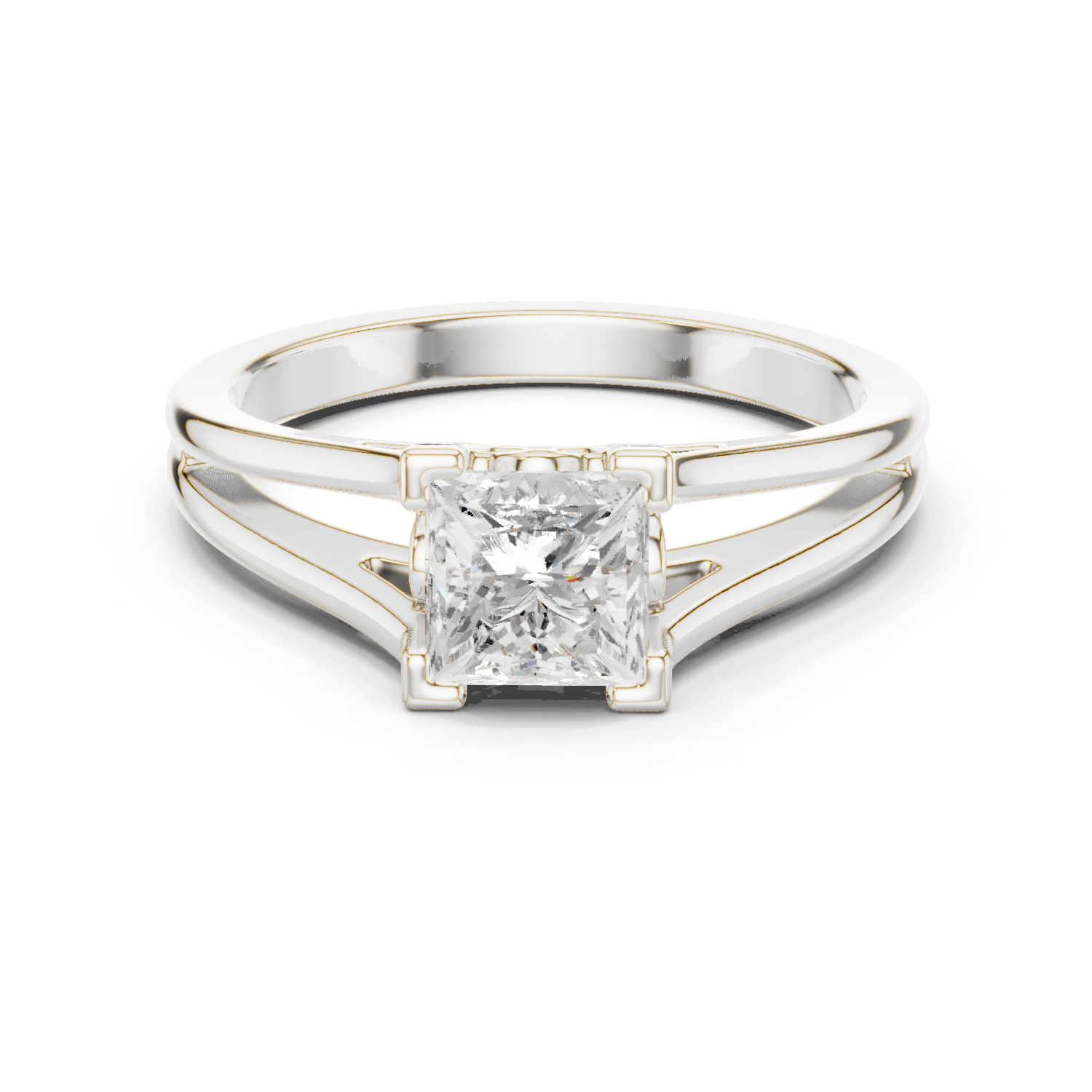 Gold Ring DDLR-892, White Gold