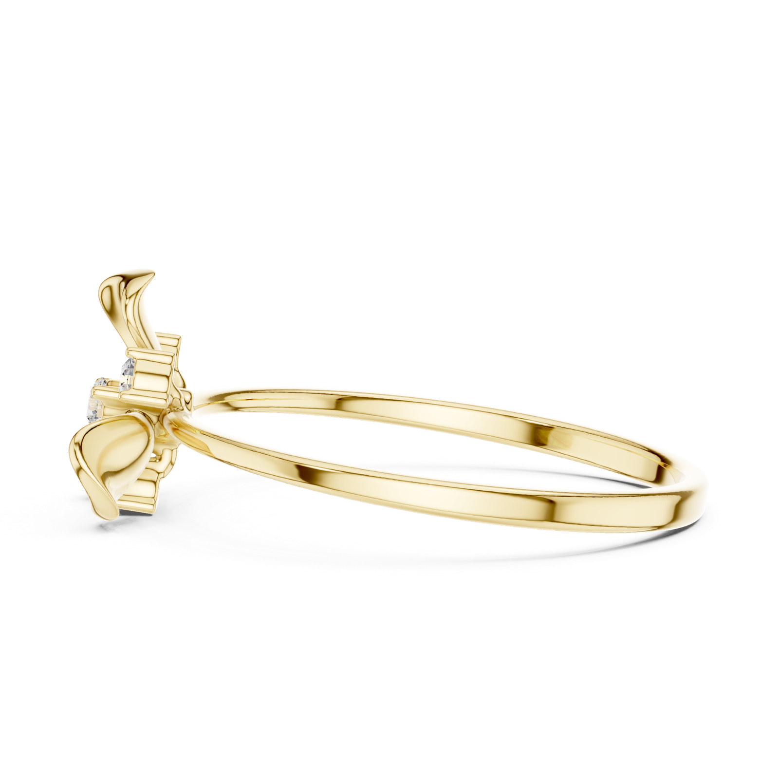 Gold Ring 1 (196), Yellow Gold, view 3