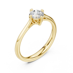 Gold Ring DDLR-548, Yellow Gold, view 2