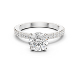 Gold Ring DDLR-787, White Gold