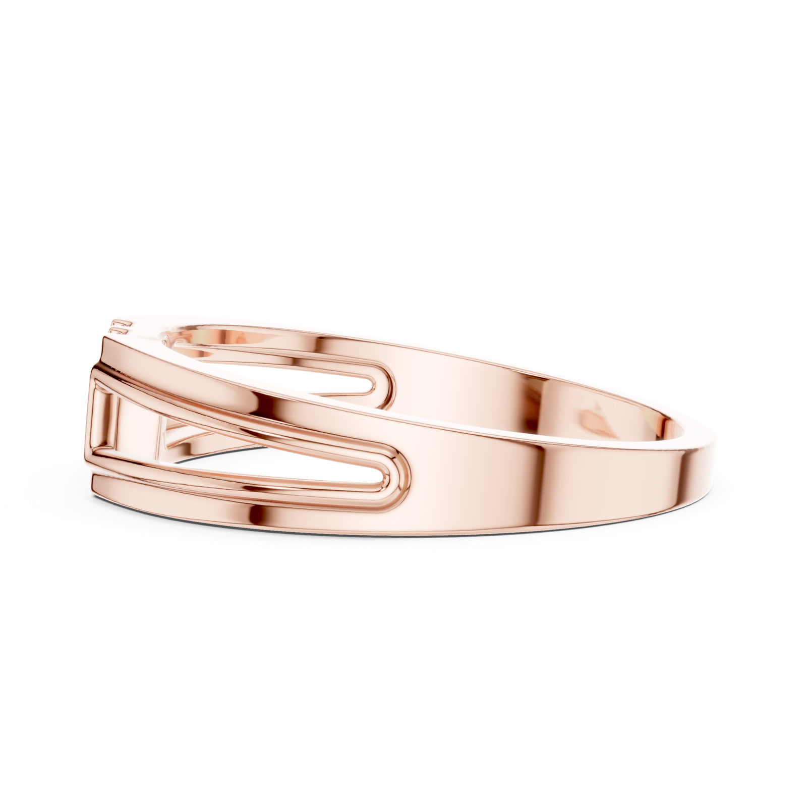 Gold Ring DR-6265, Rose Gold, view 3